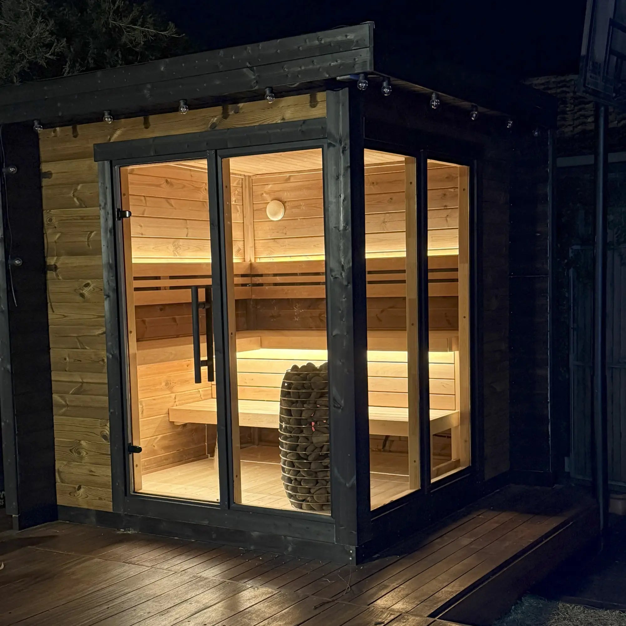 A Warm Glow – Sauna Lighting with Dot Free Strips