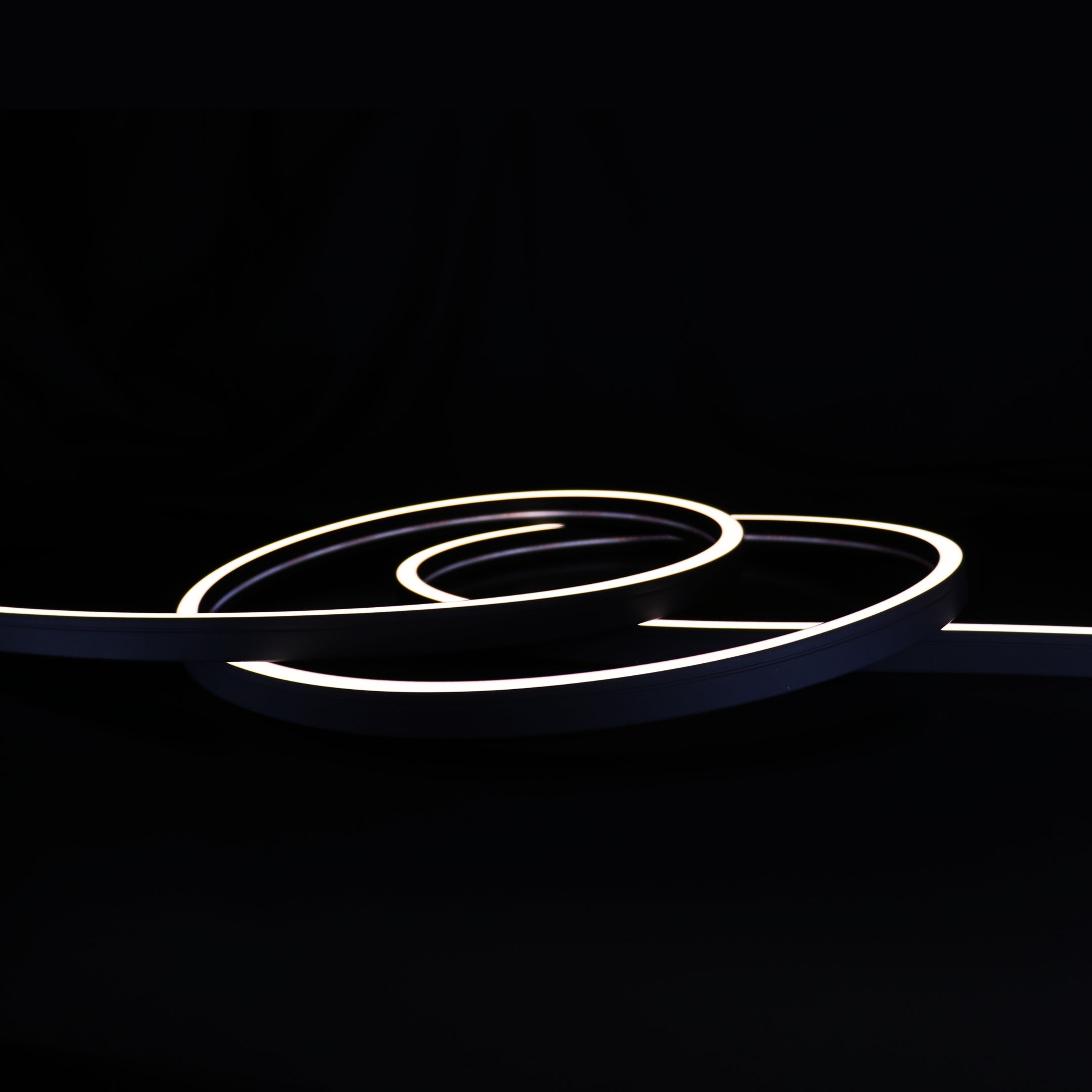 12x20mm Black Neon - Warm White Per Meter (24V)