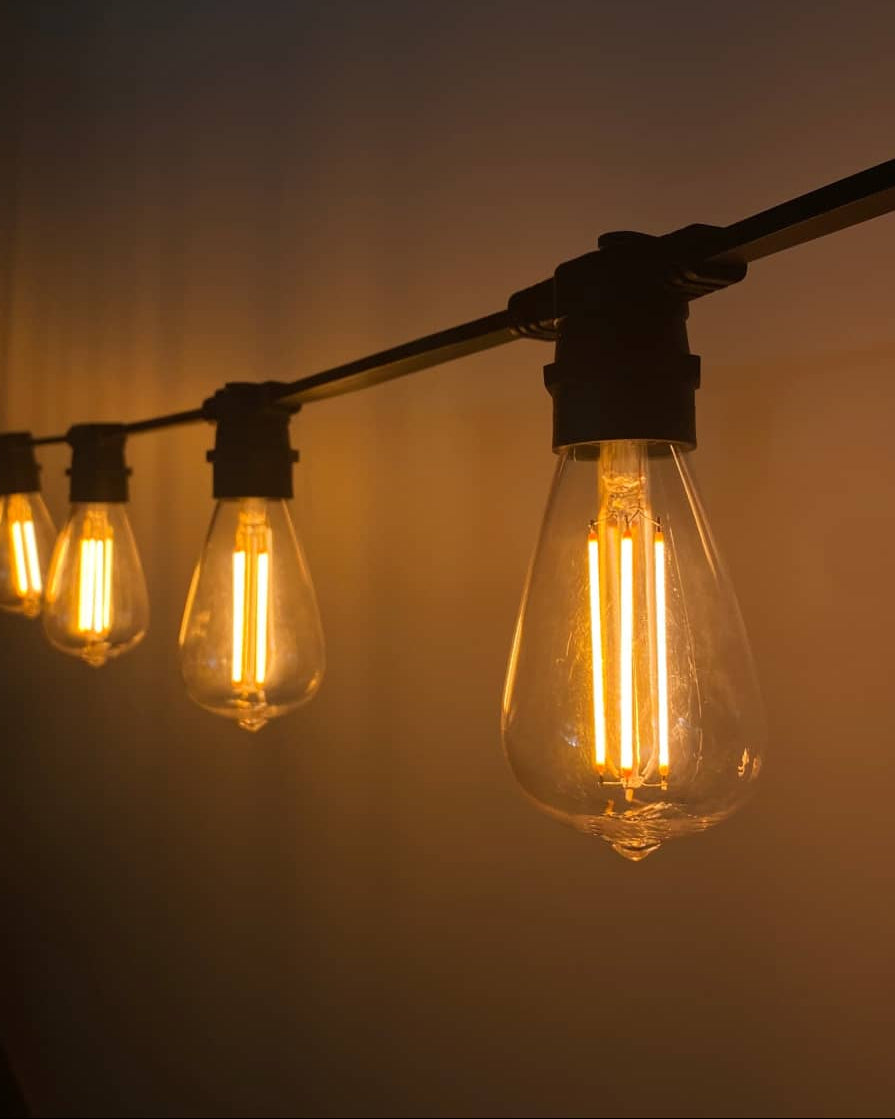 Warm White Festoon Lighting ST64 Bulb