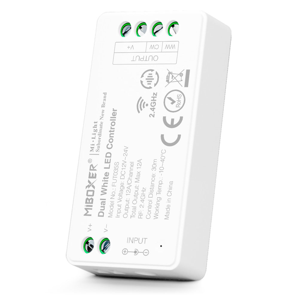 RF Wireless LED Dimmer & CCT Controller (2.4G) β Max Output 12A