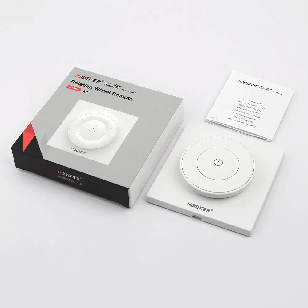 MiBoxer Rotating Wheel Dimmer Panel Remote (2.4GHz)