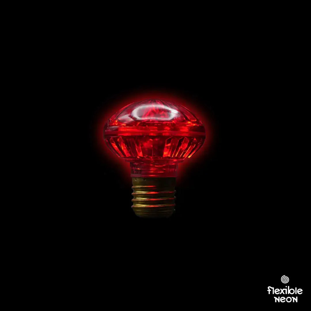 Bulb E27 Cabochon - Red - Festoon Bulbs
