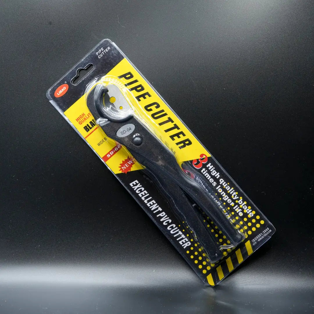 Black and yellow packaged flexible neon cutters with premium Teflon blade for festoon cable
