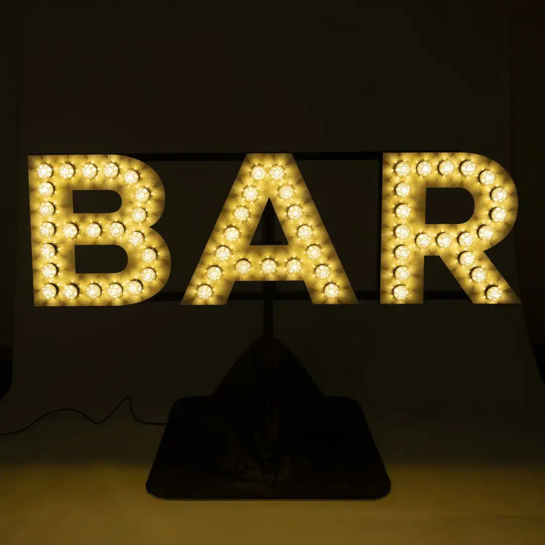 Giant Bulbed Bar Sign