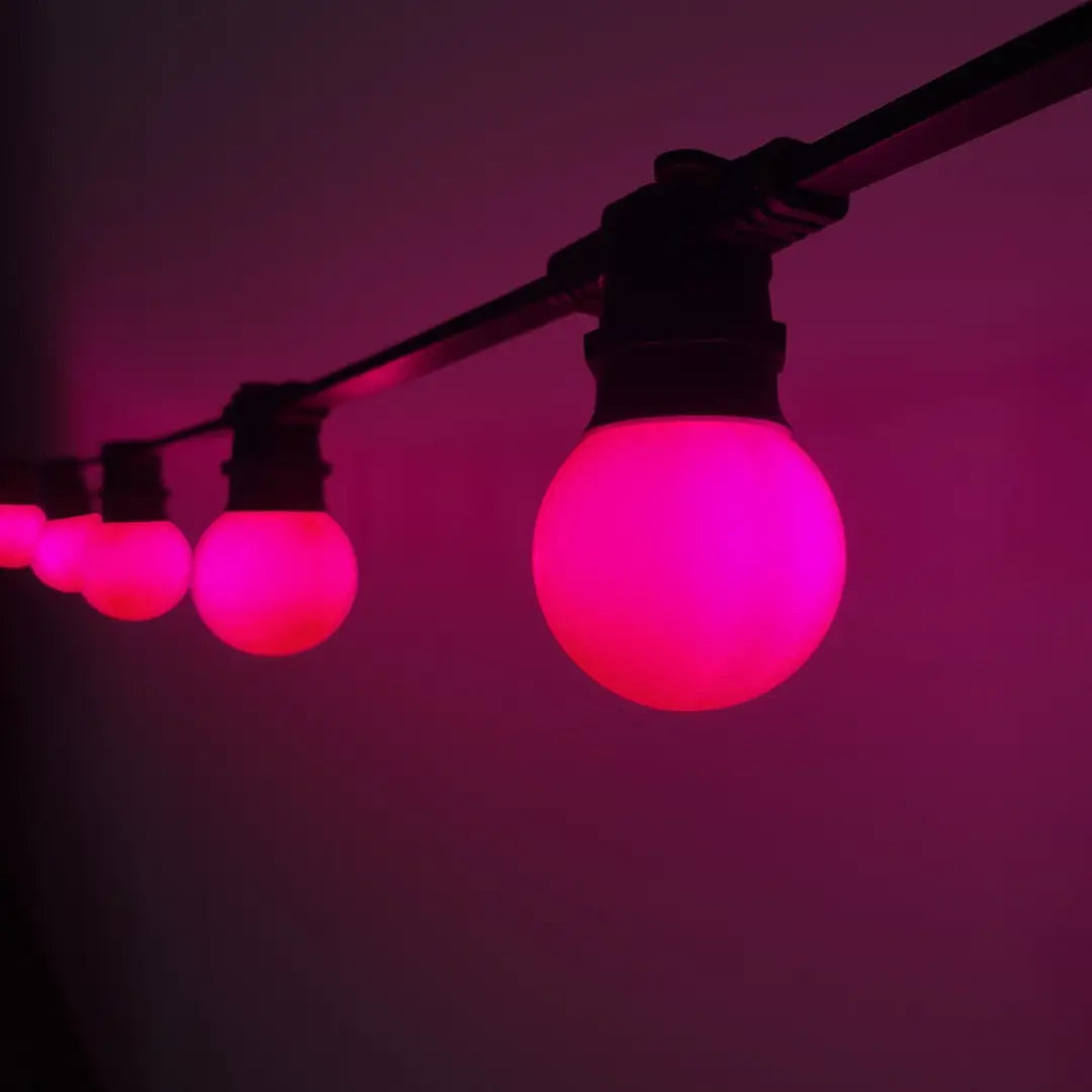 Jacaranda Purple G60 Festoon Lighting Per Meter - Festoon Lighting