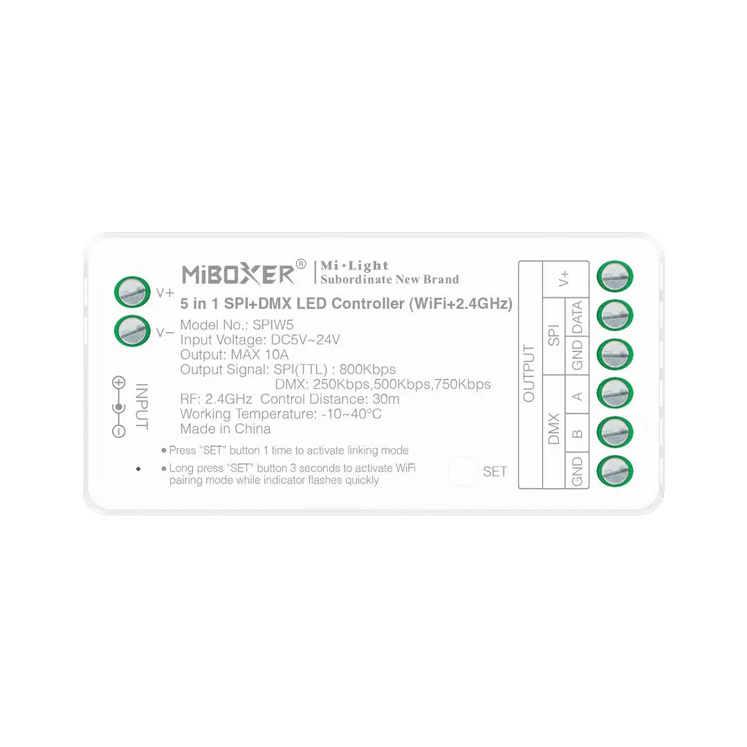 5 in 1 SPI + DMX LED Controller (WiFi + 2.4G) - Accessories