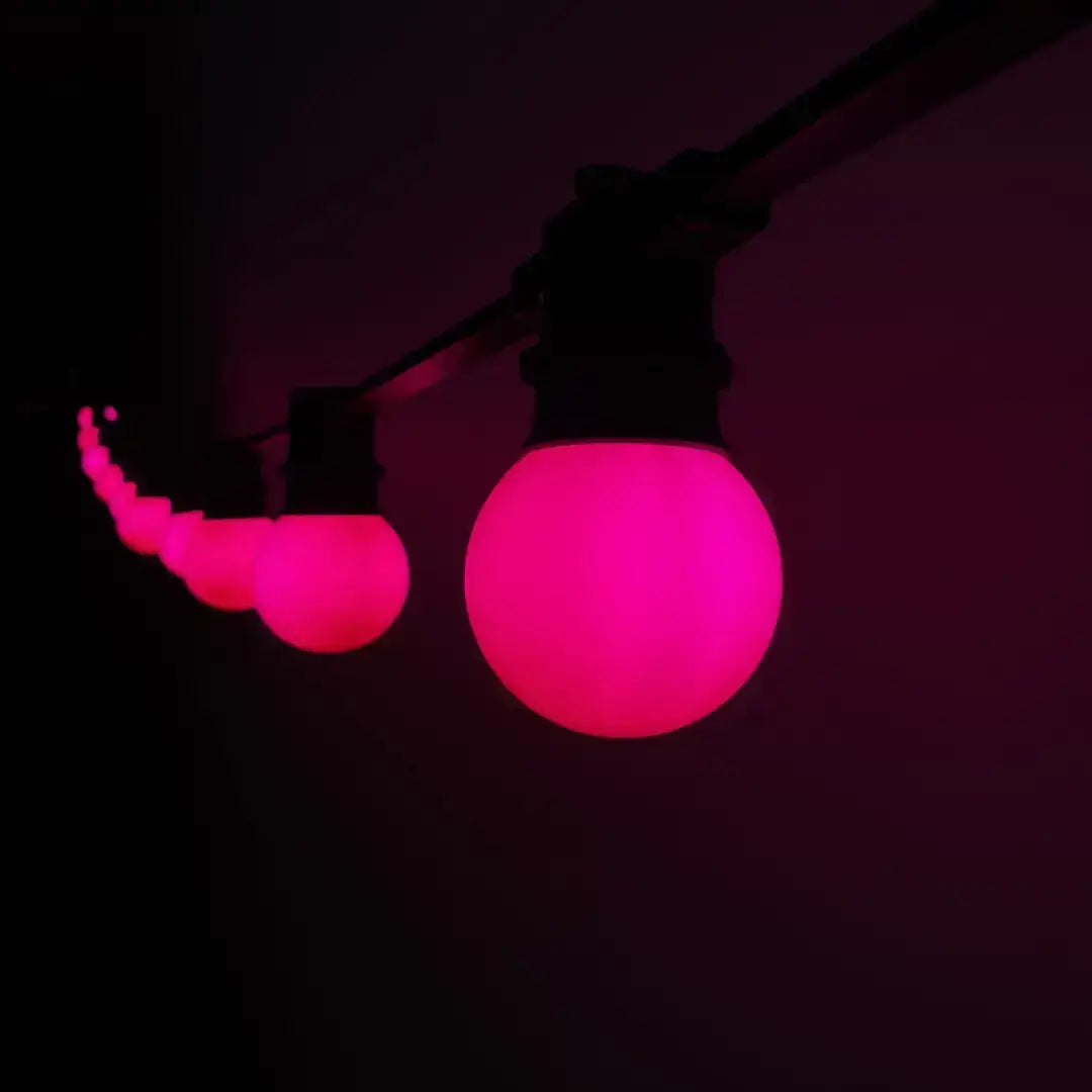 Jacaranda Purple G60 Festoon Lighting Per Meter - Festoon Lighting