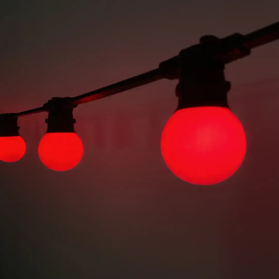 Raspberry Red G60 Festoon Lighting Per Meter - Festoon Lighting