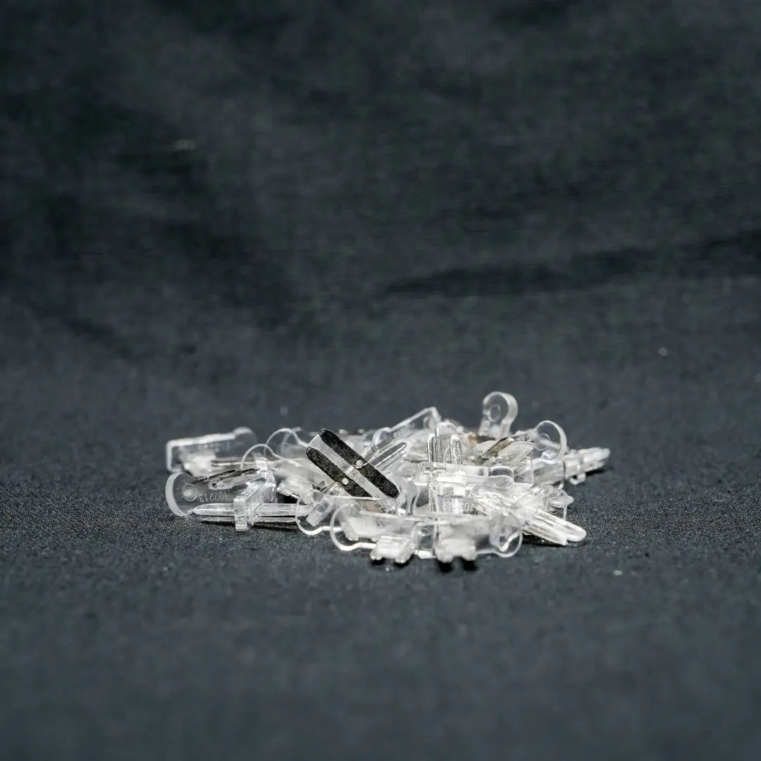 Crystal-like shards scattered in a cluster on 10x13x22 Snap Connectors landscape series flexible