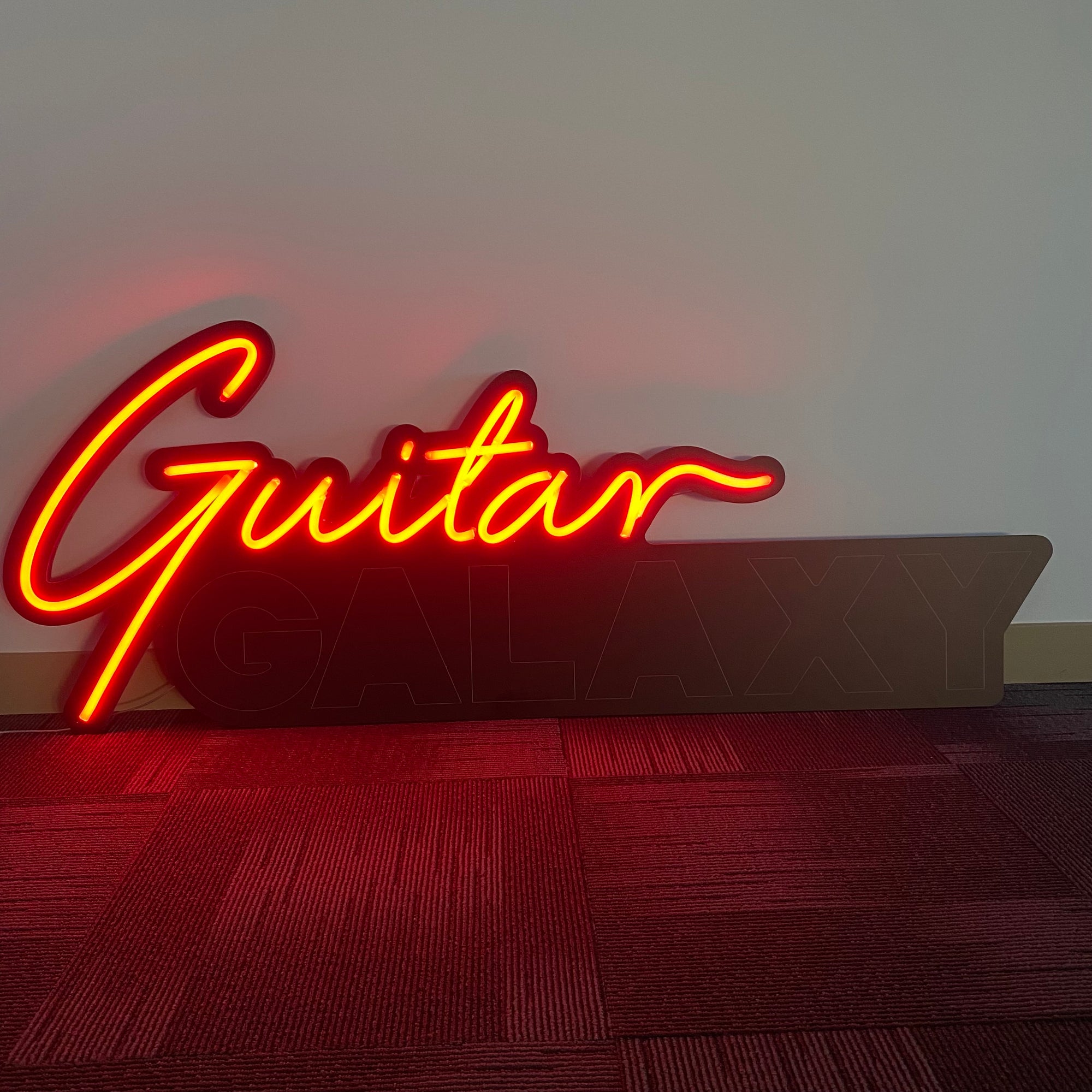 Guitar Galaxy Neon Sign @ TV Show Production