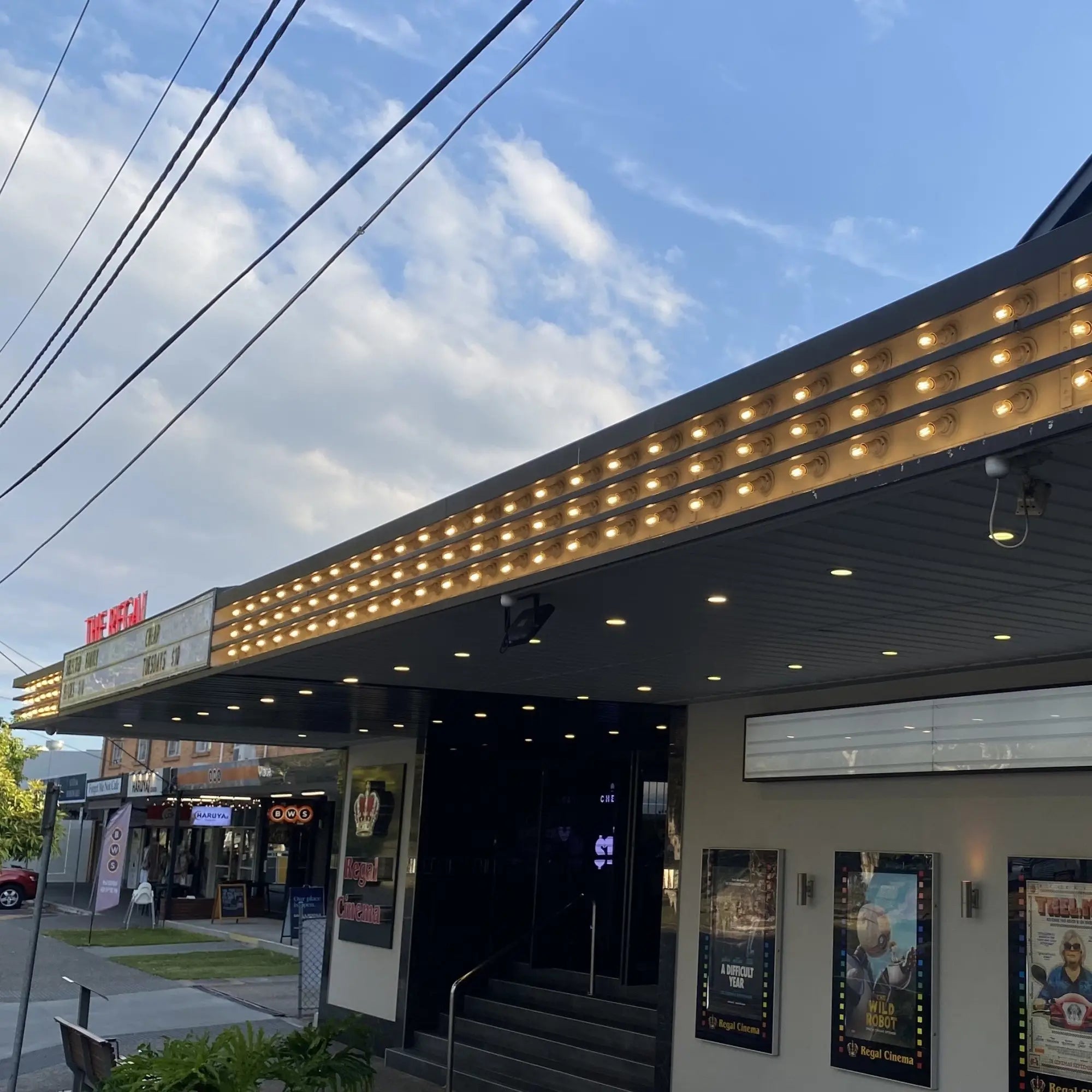 Festoon Lighting Makeover at Regal Cinemas Graceville