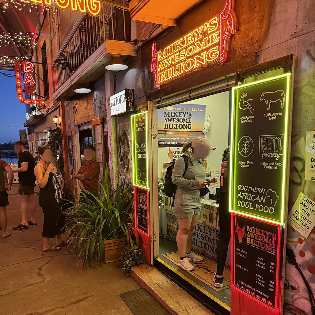 Lighting Up the Flavour: Mikey’s Biltong at Eat Street
