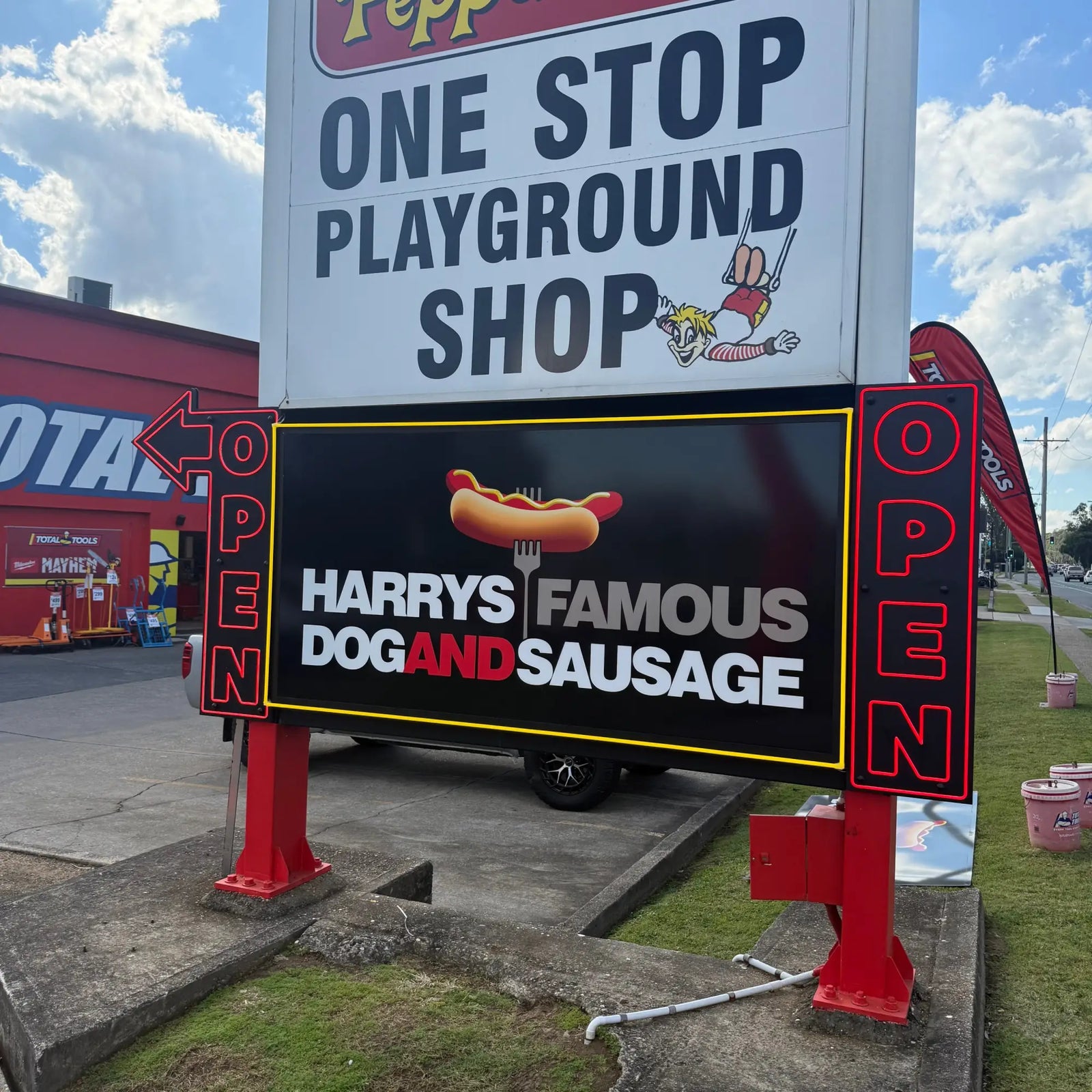 Making a Statement – for Harry’s Famous Dog & Sausage