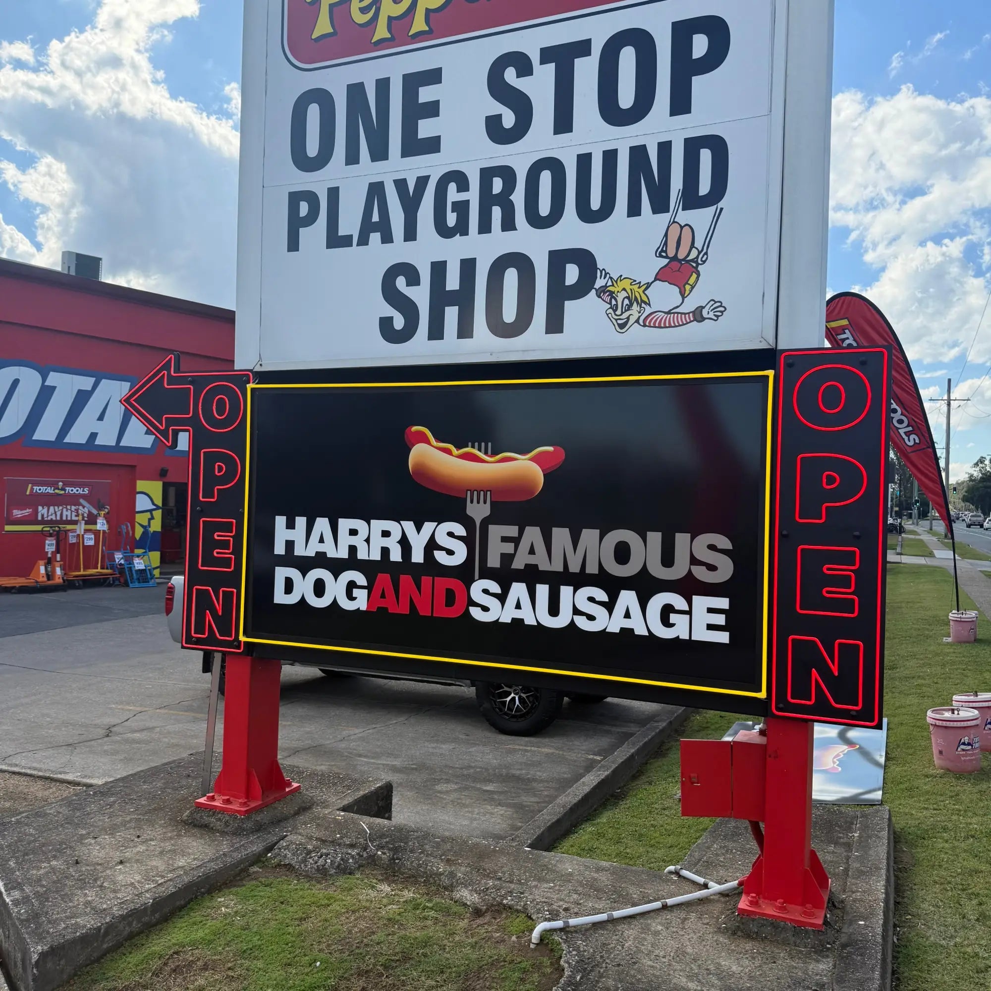 Making a Statement – for Harry’s Famous Dog & Sausage