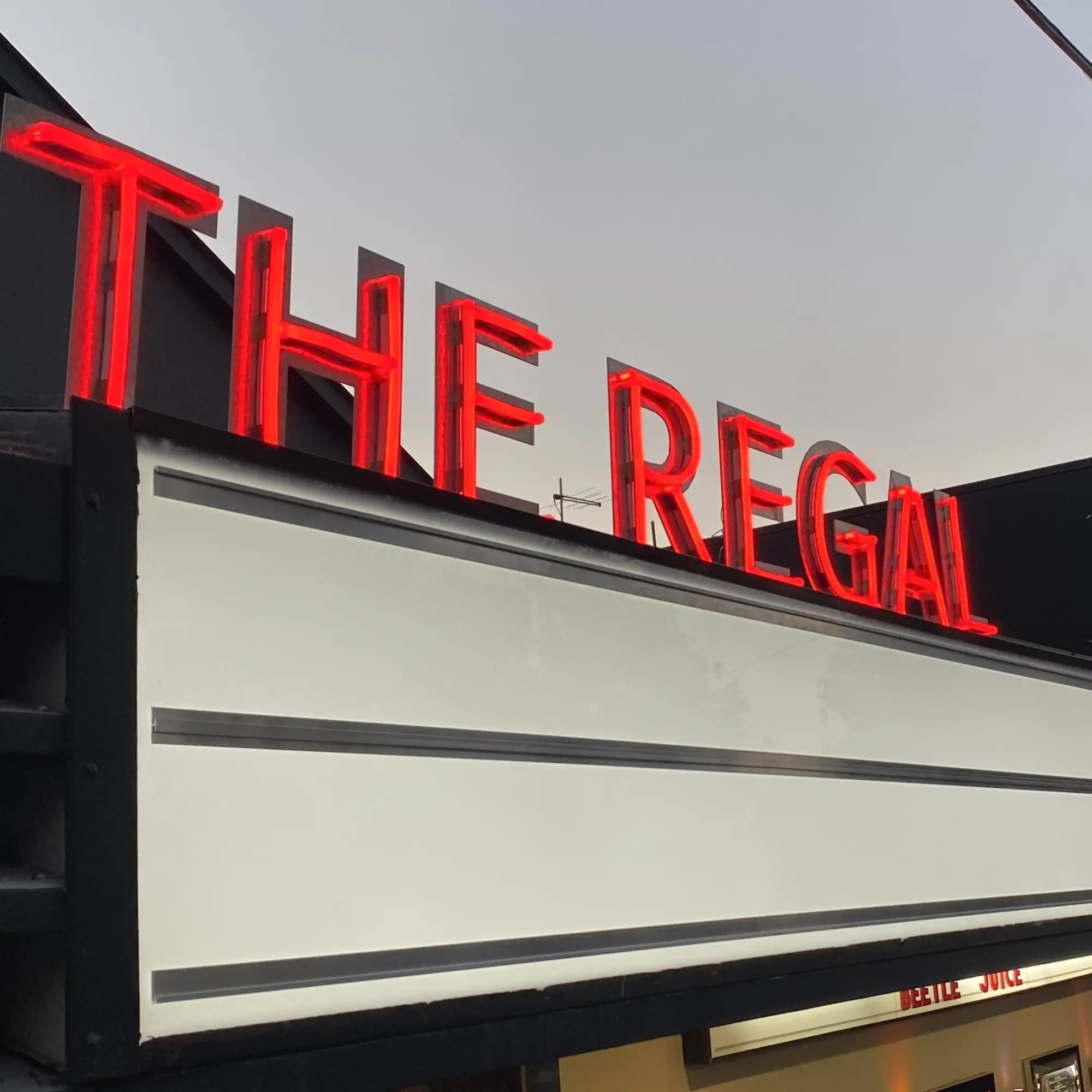 Neon Sign Transformation at Regal Cinemas Graceville