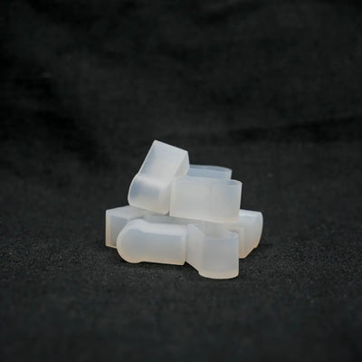 Translucent white plastic connector pieces for 10x13x22 landscape series end cap pack