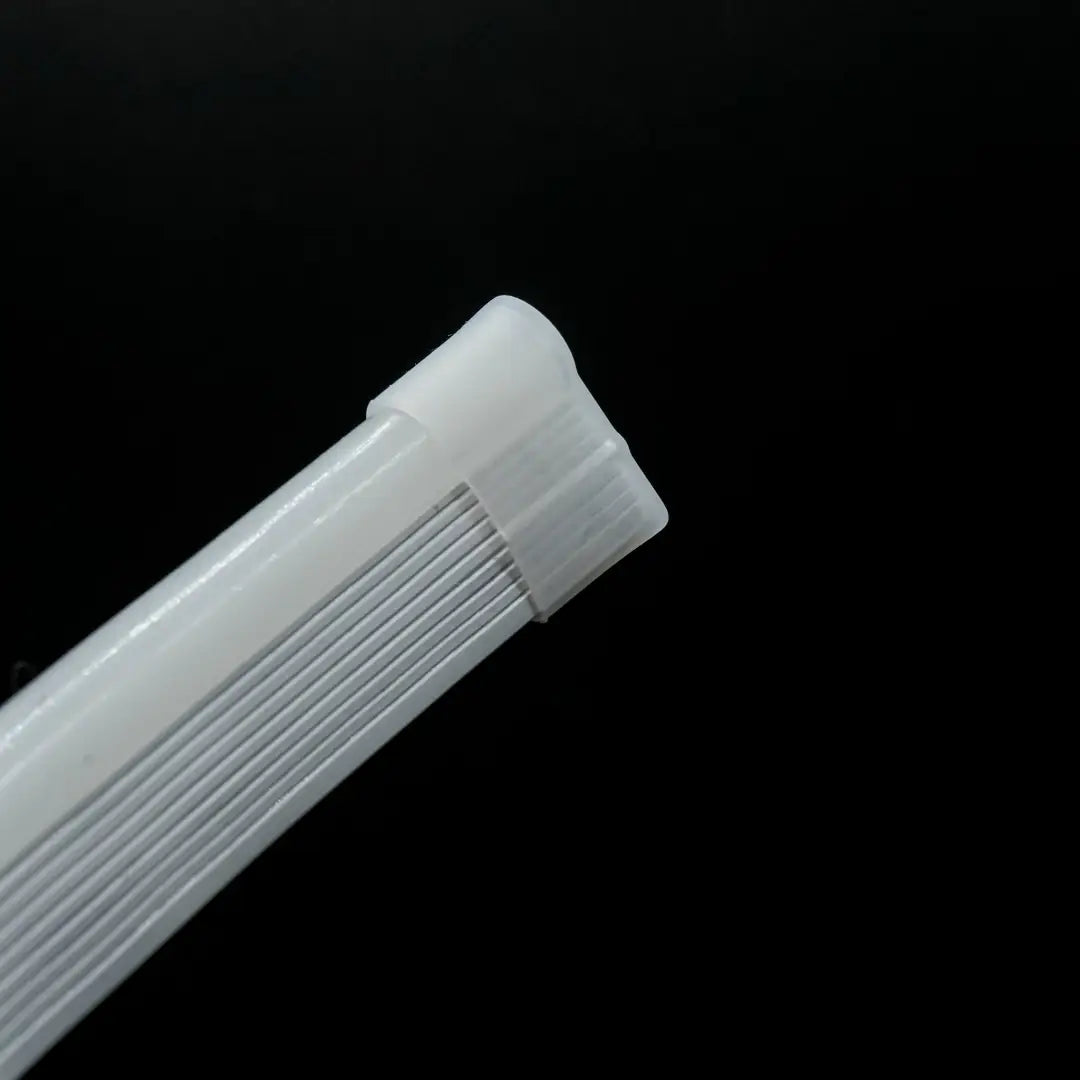 White plastic tube with ribbed texture for 10x13x22 landscape series end cap pack