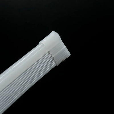 White plastic tube with ribbed texture for 10x13x22 landscape series end cap pack