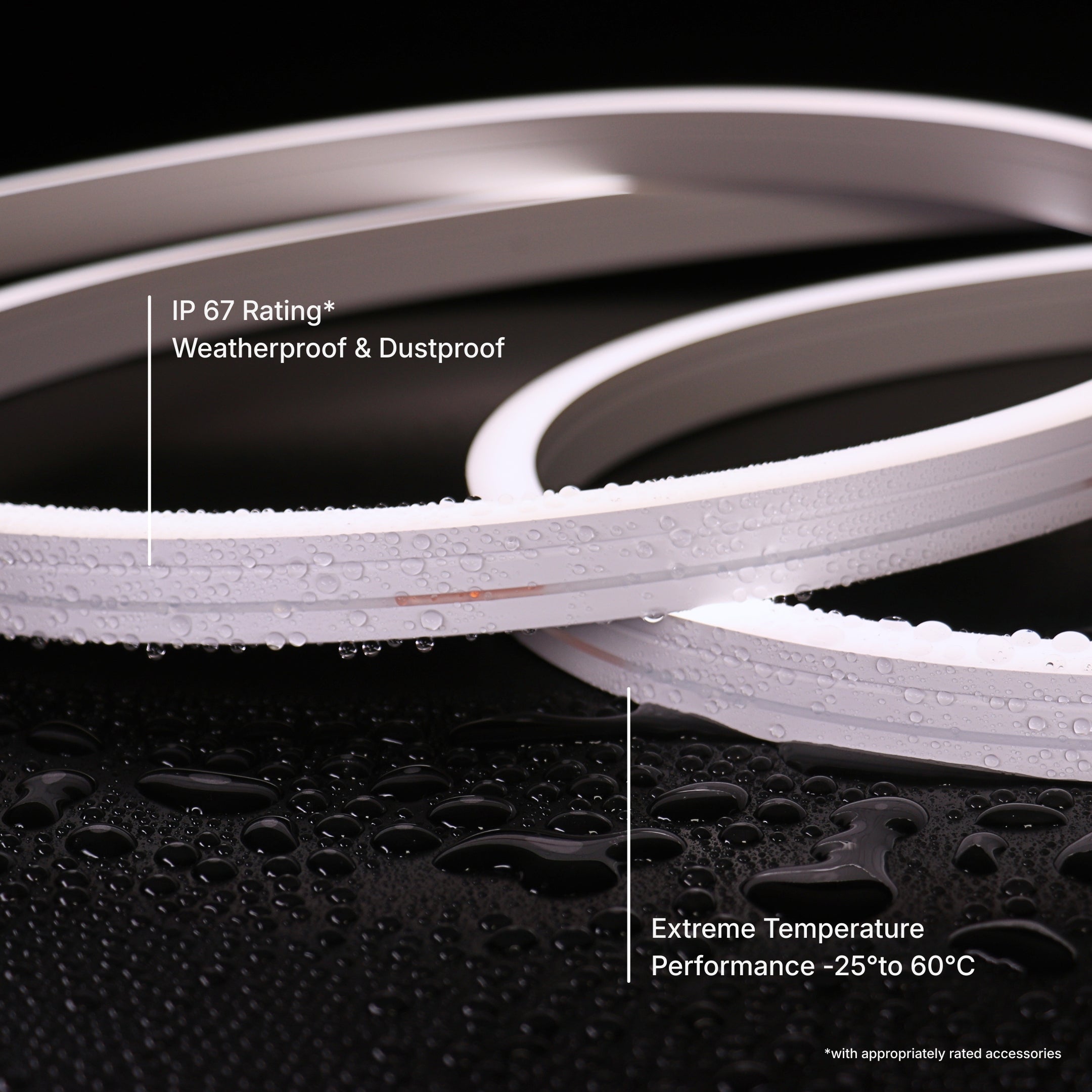 12x20mm Long Distance Neon - single Colour Per Meter (48V)