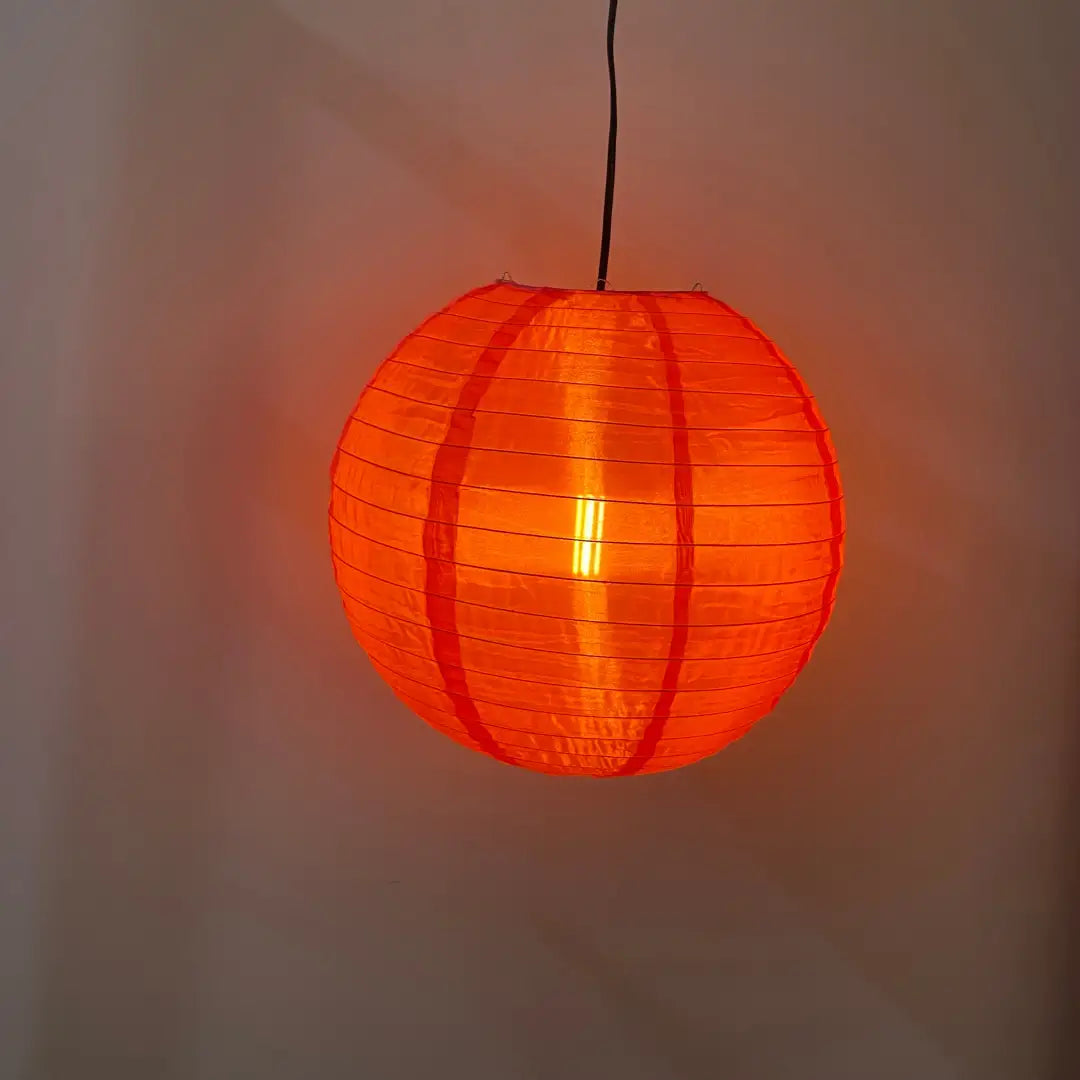 Lantern - 35cm Round Pink - Festoon Bulbs