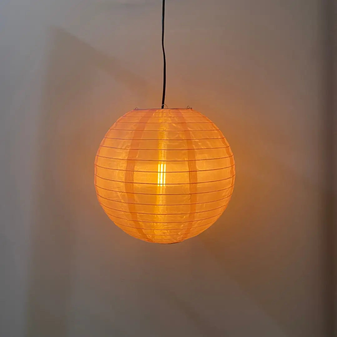 Lantern - 35cm Round Pink - Festoon Bulbs