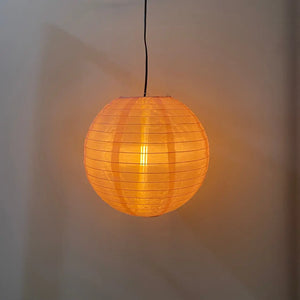 Lantern - 35cm Round Pink - Festoon Bulbs