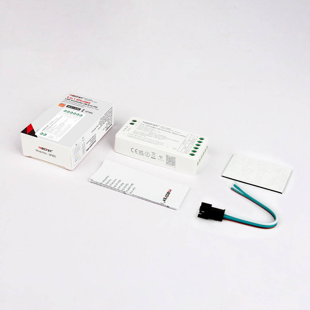MiBoxer 5 in 1 SPI+DMX LED Controller (BLE+2.4G)