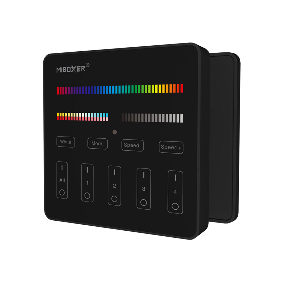 MiBoxer 4-Zone Panel RGB+CCT Remote (Black)