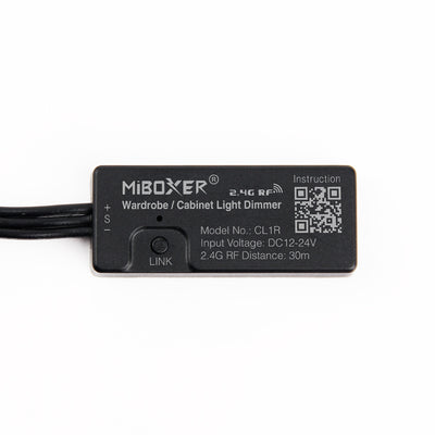 MiBoxer RF Smart LED Dimmer for Cabinets & Wardrobes (Mini 12–24V Controller)
