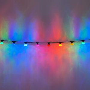 50m Rainbow Cabochon Festoon Lighting Bundle (0.5m Spacing)