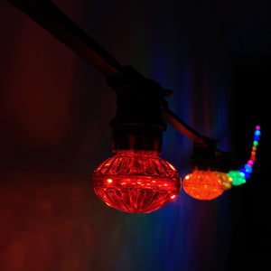 50m Rainbow Cabochon Festoon Lighting Bundle (0.5m Spacing)