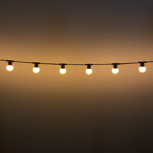 50m G60 Milky Warm White 4F Festoon Lighting Bundle (0.5m Spacing)