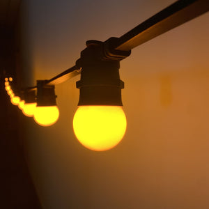 Lemon Yellow Festoon Lighting Per Meter (0.5m Spacing)