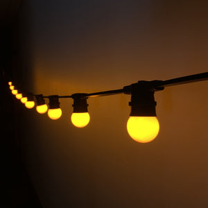 Lemon Yellow Festoon Lighting Per Meter (0.5m Spacing)