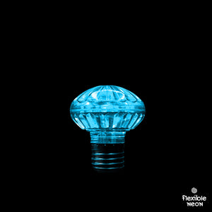 Cabochon Cyan Flat Festoon Lighting Per Meter (0.5m Spacing)