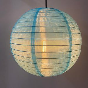 Lantern - 35cm Round Turquoise