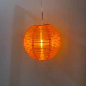 Lantern - 35cm Round Orange