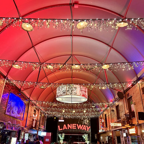 Enhancing Eat Street Markets Lane way with Magical Fairy Lights