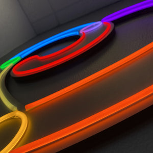 10x13x22 Flex Neon (1M) Tangerine Orange