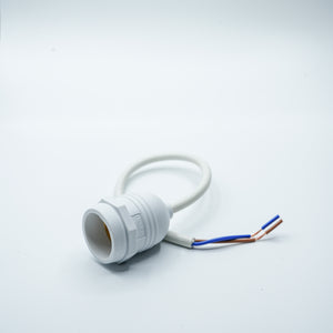 E27 IP44 White Socket