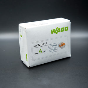 WAGO 2 Connectors- 4mm (100 pack)