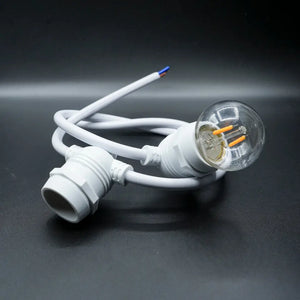 Festoon Cable WHT E27 Round 0.50m Spacing (mtr) - Festoon Cable