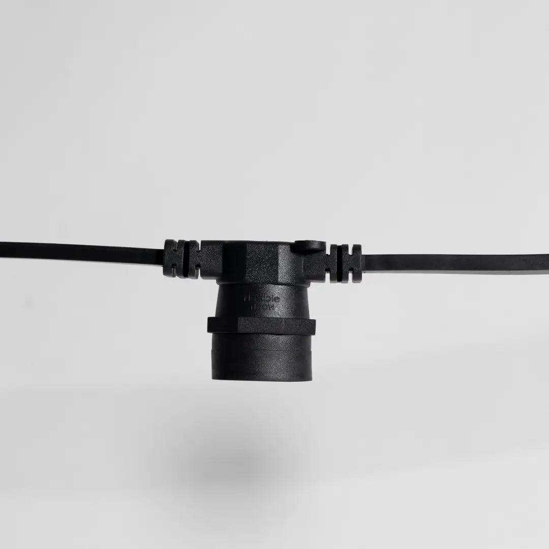 Festoon Cable BLK E27 Flat 0.25m Spacing (mtr) - Festoon Cable