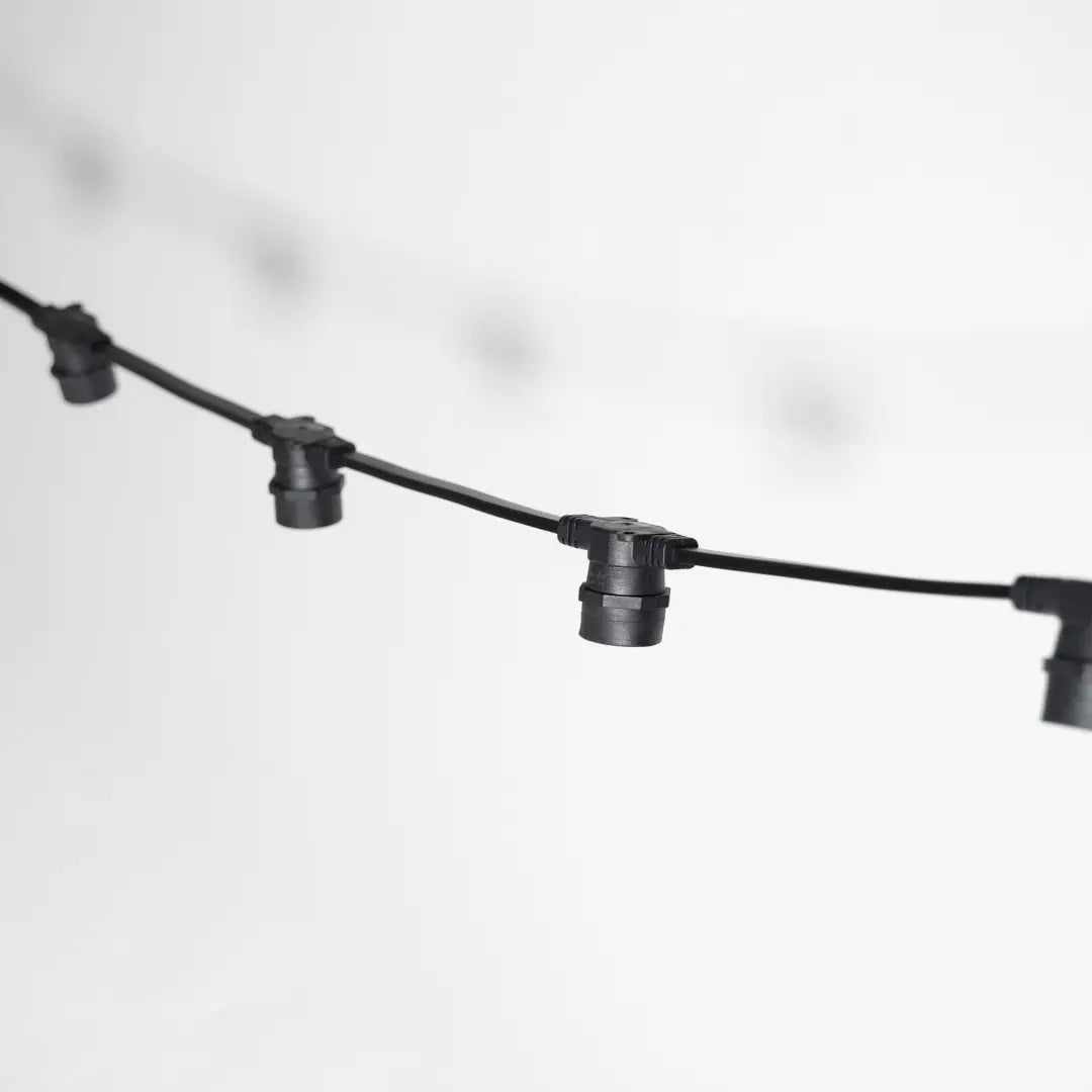 Festoon Cable BLK E27 Flat 0.25m Spacing (mtr) - Festoon Cable