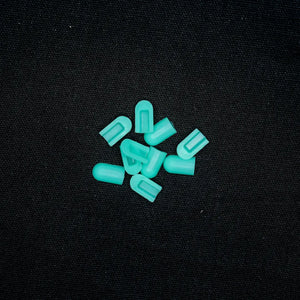 8x16 End Caps Mars Green (10 Pack) - Flexible Neon
