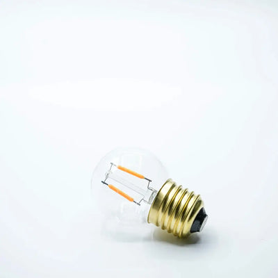 Bulb E27 G45 Clear 1800K Double Filament - Festoon Bulbs
