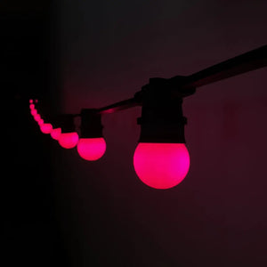 Jacaranda Purple Festoon Lighting Per Meter (0.5m Spacing) - Festoon Lighting
