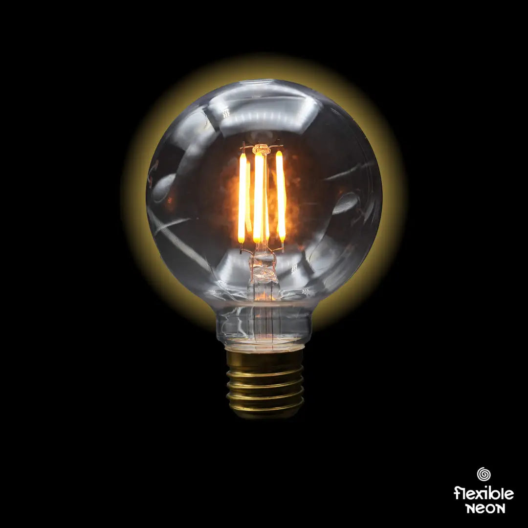 Bulb E27 G95 Clear 2000K Quad Filament - Festoon Bulbs