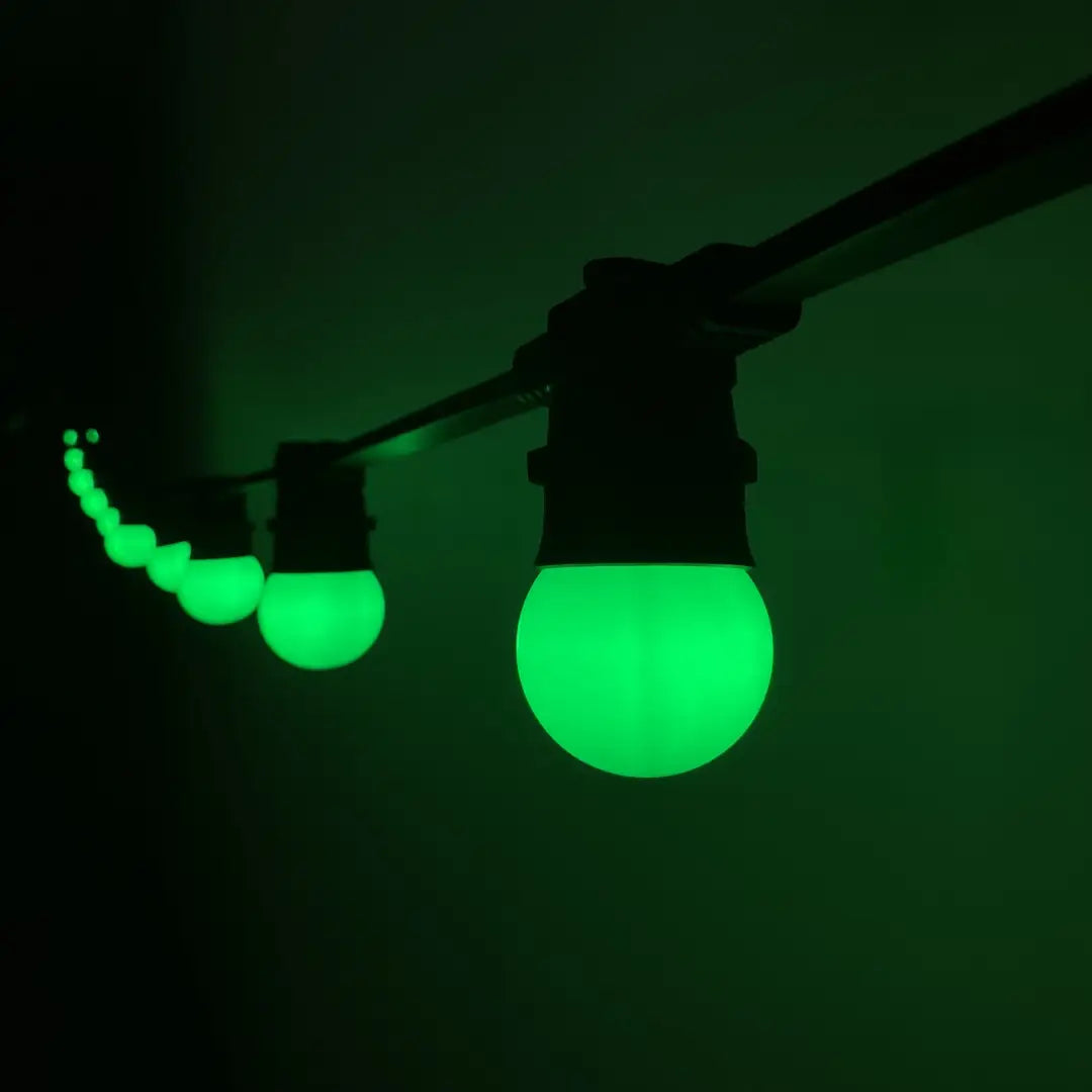 Emerald Green Festoon Lighting Per Meter (0.5m Spacing) - Festoon Lighting