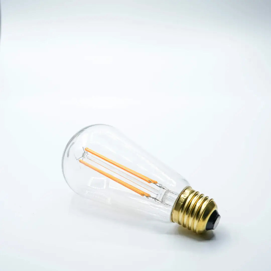 Bulb E27 ST58 Clear 1800K Quad Filament - Festoon Bulbs